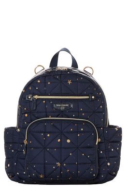 TWELVElittle Little Companion Quilted Nylon Diaper Backpack in Midnight