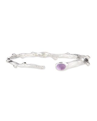 Twig Amethyst & Diamond Bracelet