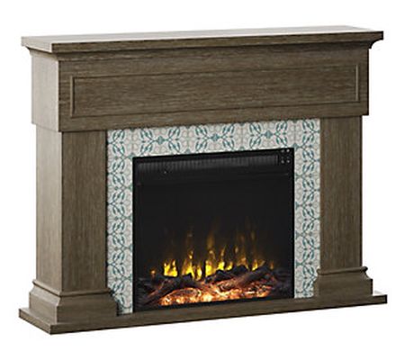 Twin Star Home Fireplace Mantel Heater w/ Rever sible Surround