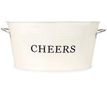 Twine Cheers Galvanized Metal Tub