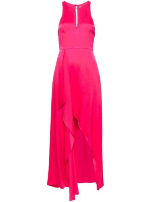 TWINSET asymmetric satin dress - Pink