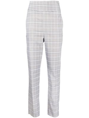 TWINSET check-pattern straight trousers - White