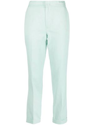 TWINSET cropped straight-leg trousers - Green