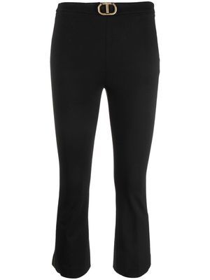 TWINSET cropped tailored trousers - Black