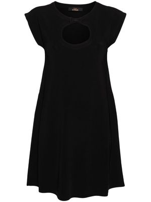 TWINSET cut-out ribbed-knit minidress - Black