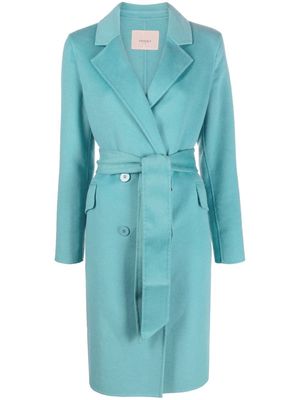 TWINSET double-breasted coat - Blue