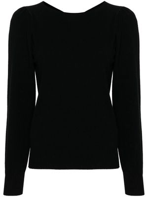 TWINSET dual-use cut-out jumper - Black