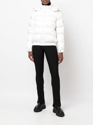 TWINSET duck-feather hooded puffer jacket - White