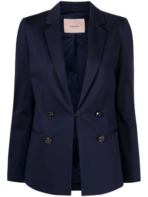 TWINSET faux double-breasted blazer - Blue