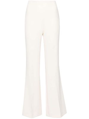 TWINSET flared crepe tailored trousers - Neutrals