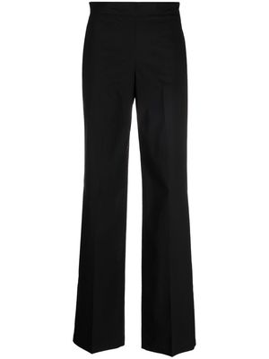 TWINSET high-waisted straight-leg trousers - Black