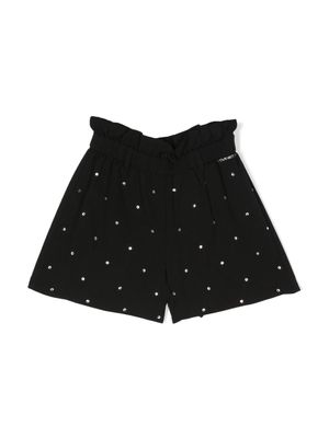 TWINSET Kids crystal-embellished shorts - Black