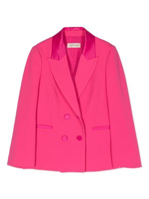 TWINSET Kids double-breasted blazer - Pink