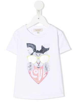 TWINSET Kids graphic-print T-shirt - White