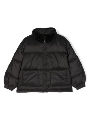 TWINSET Kids mock-neck padded jacket - Black