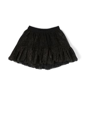 TWINSET Kids rhinestone-embellished skirt - Black