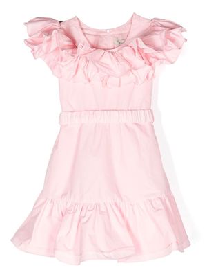 TWINSET Kids ruffle-detail dress - Pink