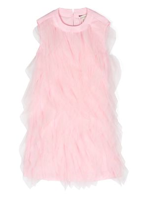 TWINSET Kids sleeveless tulle minidress - Pink