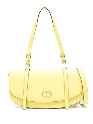 TWINSET logo-plaque tote bag - Yellow