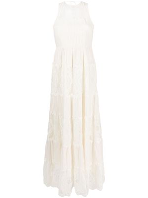 TWINSET long cotton dress - White