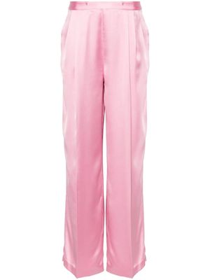 TWINSET pleat-detail trousers - Pink