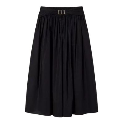 TwinSet Poplin Midi Skirt