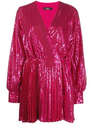 TWINSET puff-sleeve minidress - Pink