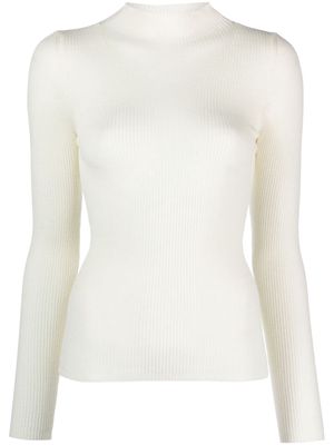 TWINSET ribbed-knit wool jumper - White
