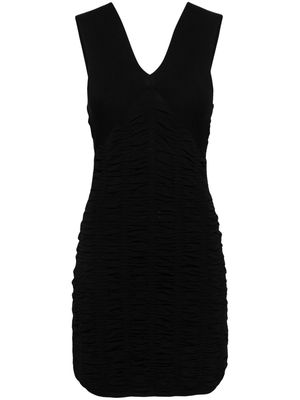 TWINSET ruched sleeveless mini dress - Black