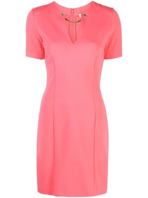 TWINSET short-sleeve pencil dress - Pink