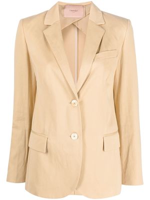 TWINSET single-breasted tailored blazer - Neutrals