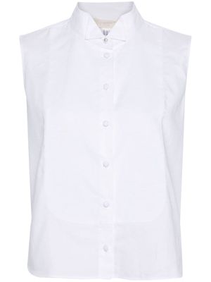 TWINSET sleeveless cotton blouse - White