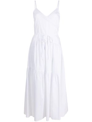 TWINSET sleeveless long dress - White
