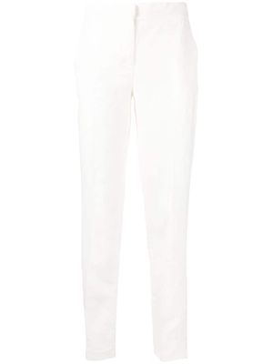 TWINSET slim cut trousers - White