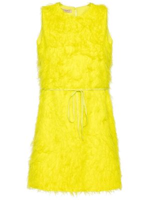 TWINSET thread-detail dress - Yellow