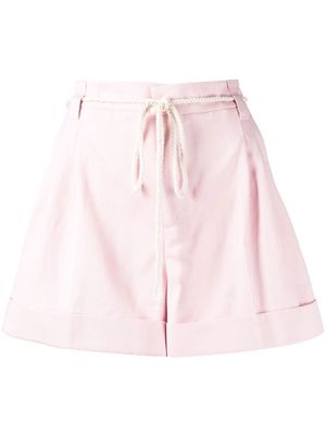 TWINSET tied waist shorts - Pink