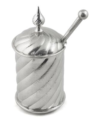 Twisted Honey Jar with Dipper