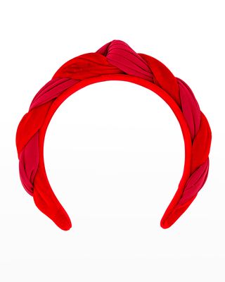 Twisted Knot Velvet Headband