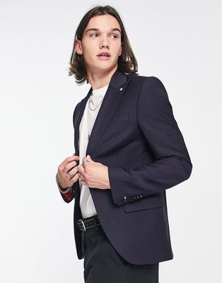 Twisted Tailor buscot suit jacket in navy