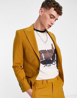 Twisted Tailor buscot suit jacket in yellow