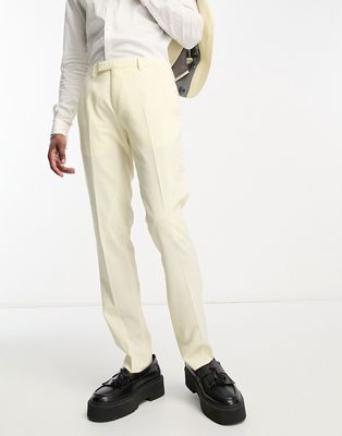 Twisted Tailor buscot suit pants in off white