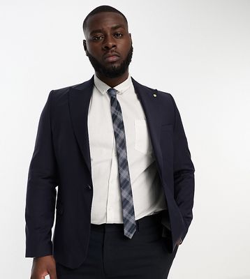 Twisted Tailor Plus buscot suit jacket in navy