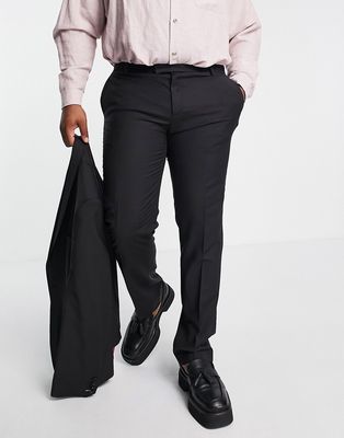 Twisted Tailor Plus Ellroy skinny fit suit pants in black