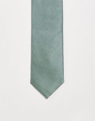 Twisted Tailor tie in textured green