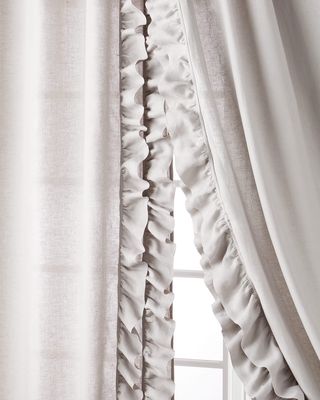 Two Basillo Linen Curtains