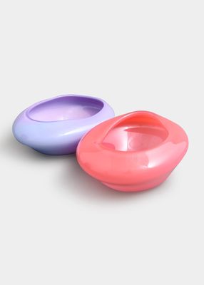 Two-Tone Candy Dish Pair