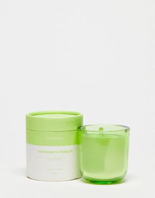 Typo candle in lemon and ginger scent-Green