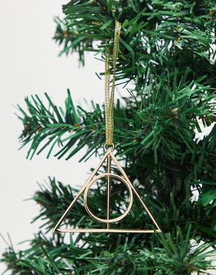 Typo x Harry Potter Deathly Hallows Christmas Decoration-Gold