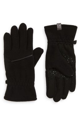 U R Fleece Grip Gloves in Black