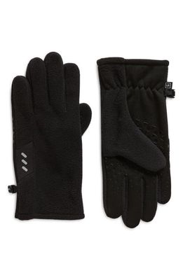 U R Recycled Fleece Gloves in Black